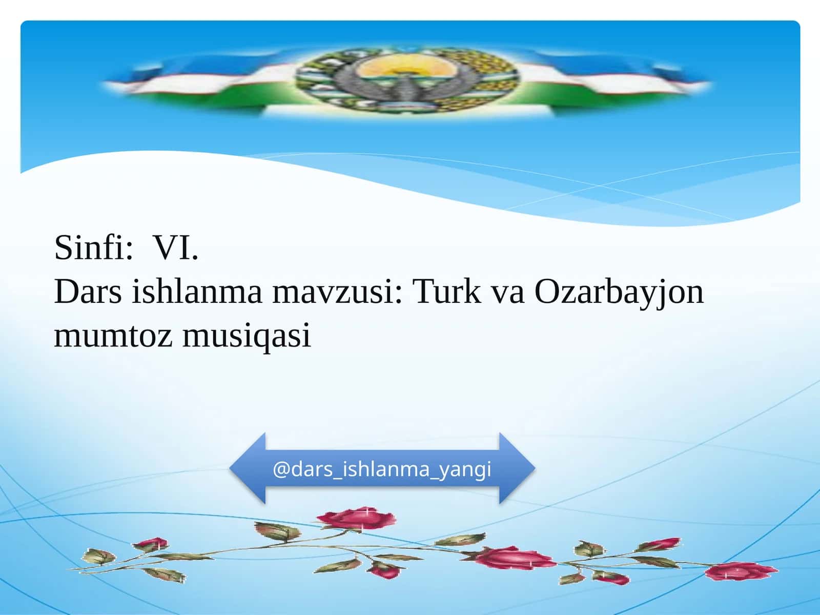 Turk va O'zbekiston musiqasi 1