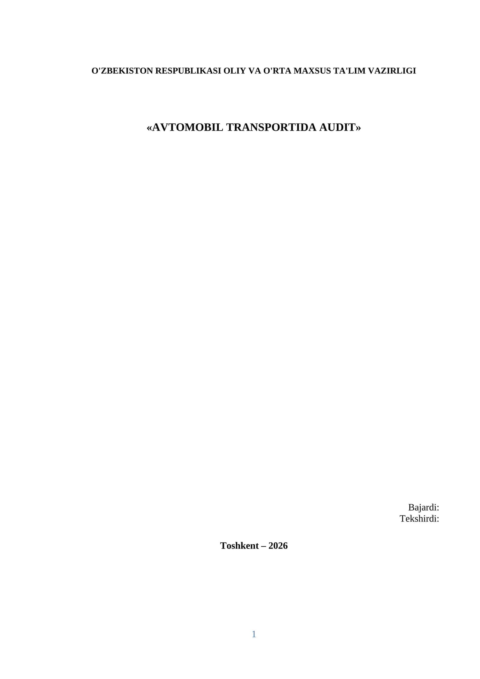 Avtomobil transportida audit 1