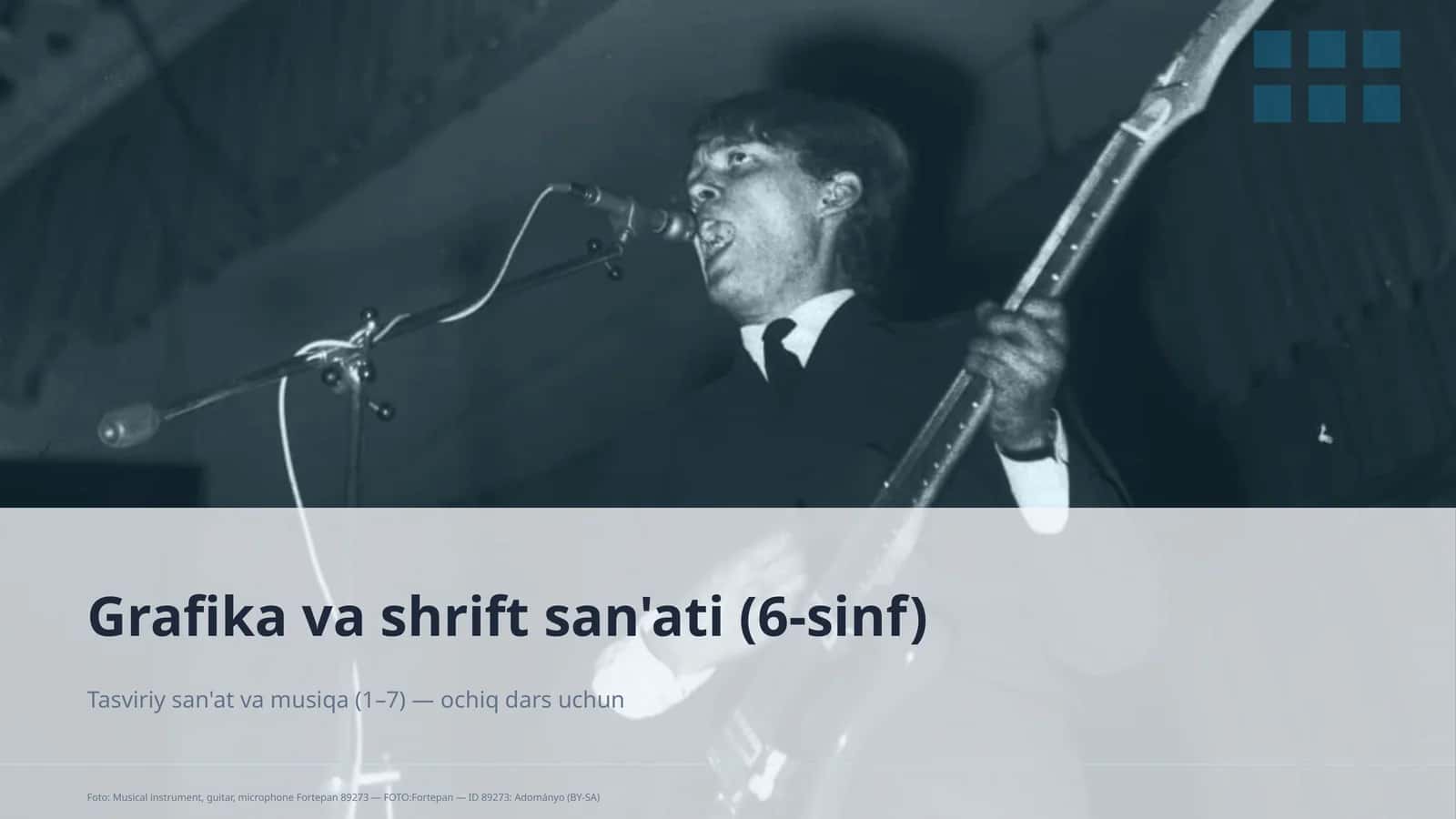 Grafika va shrift san'ati (6-sinf) 1
