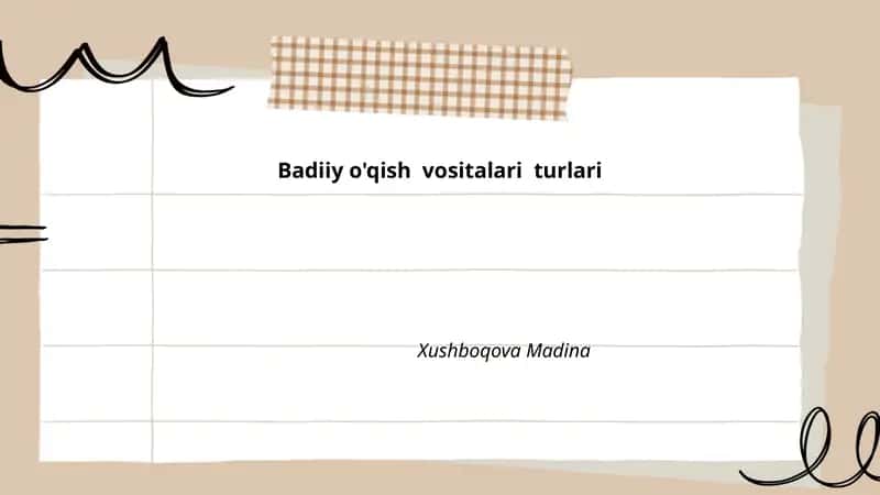 She'riy matnlar (she'rlar) 1