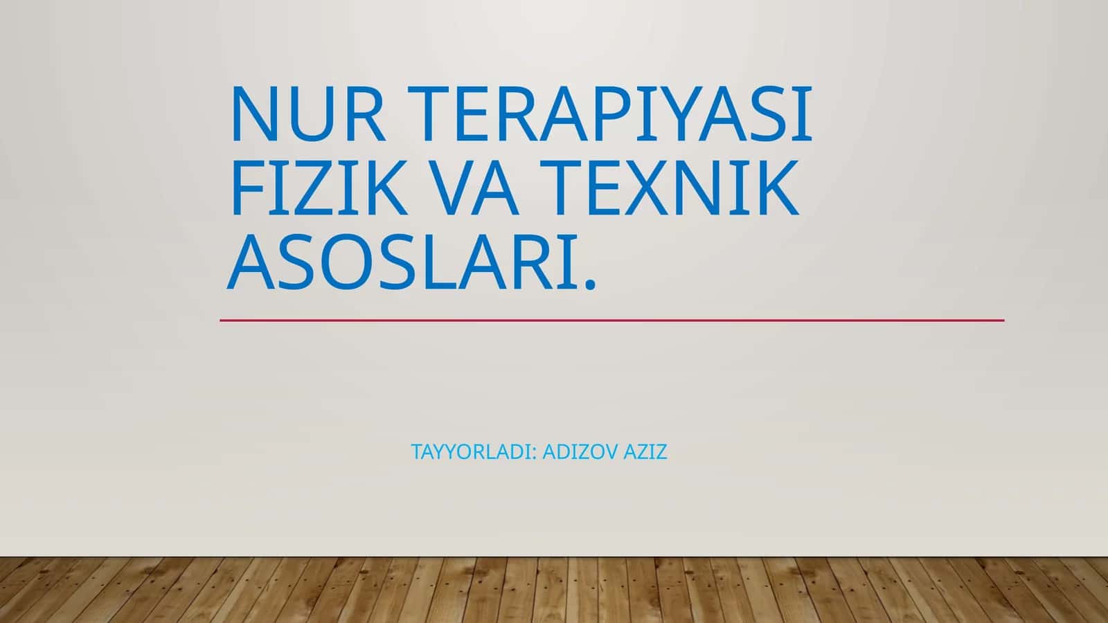 Nur terapiyasi 1
