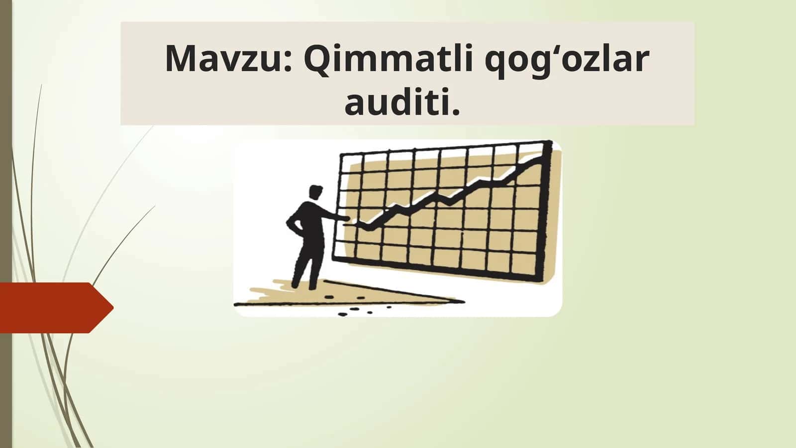 Qimmatli qogʻozlar auditi. 1