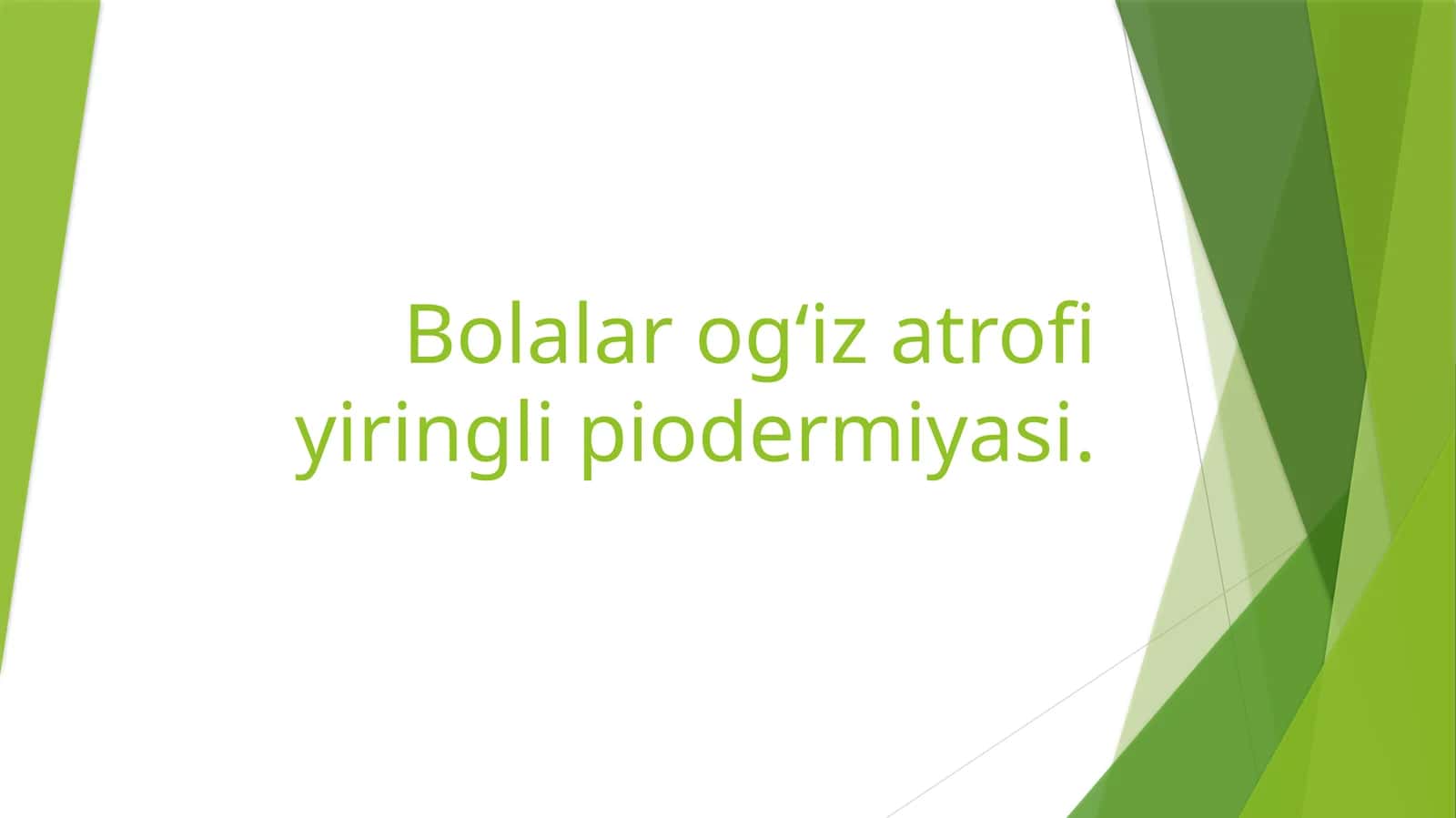 Yiringlipiodermiyasi 1