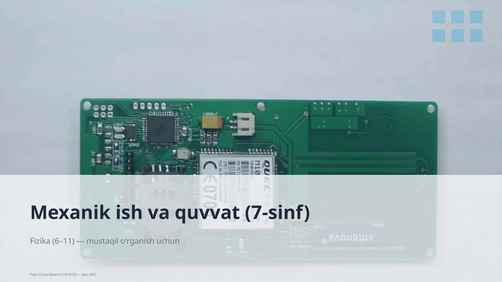 Mexanik ish va quvvat (7-sinf) 1