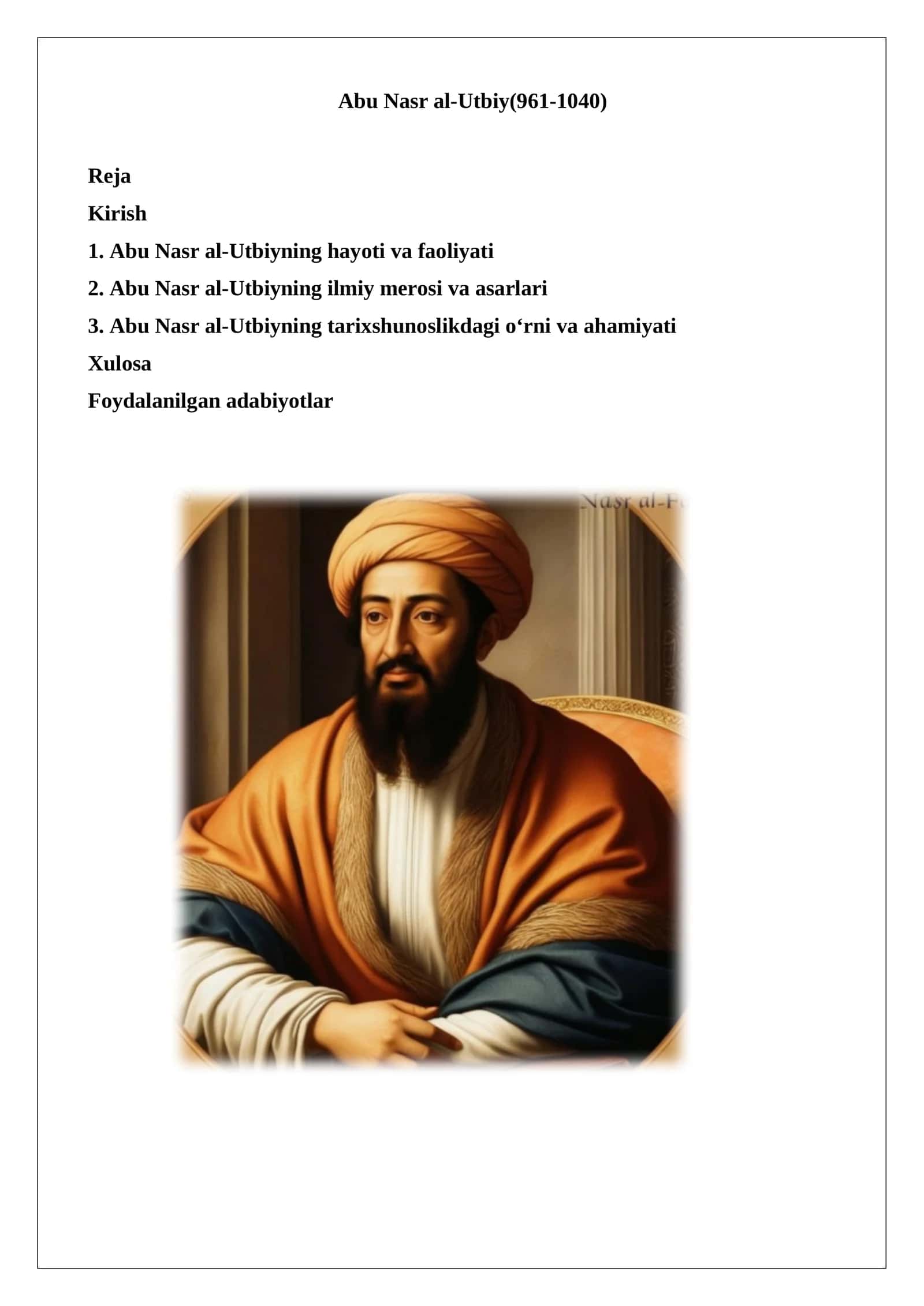 Abu Nasr al-Utbiy 1