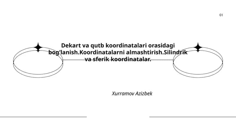Dekart va Qutb Koordinatalari 1