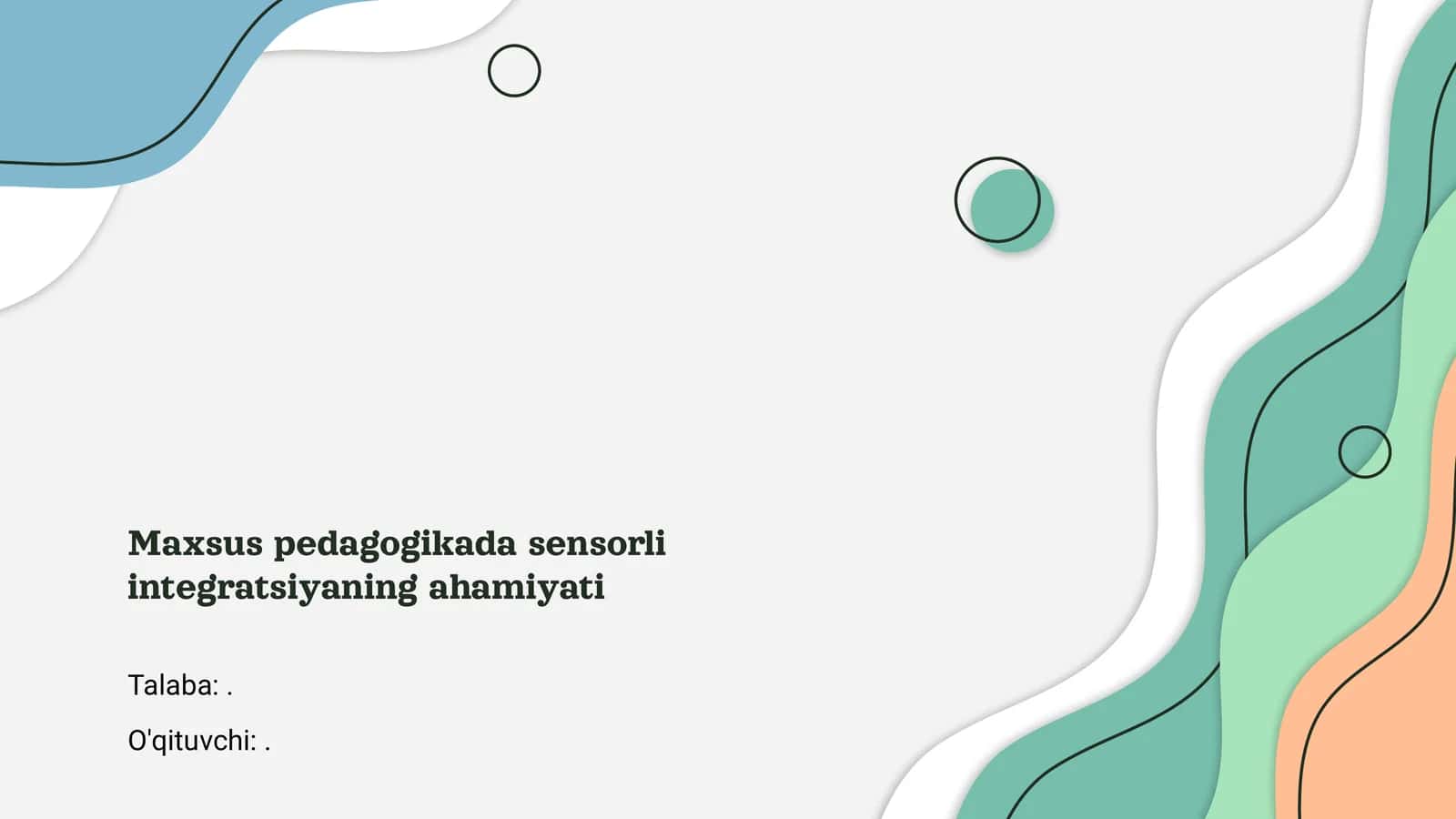Maxsus pedagogikada sensorli integratsiyaning ahamiyati 1