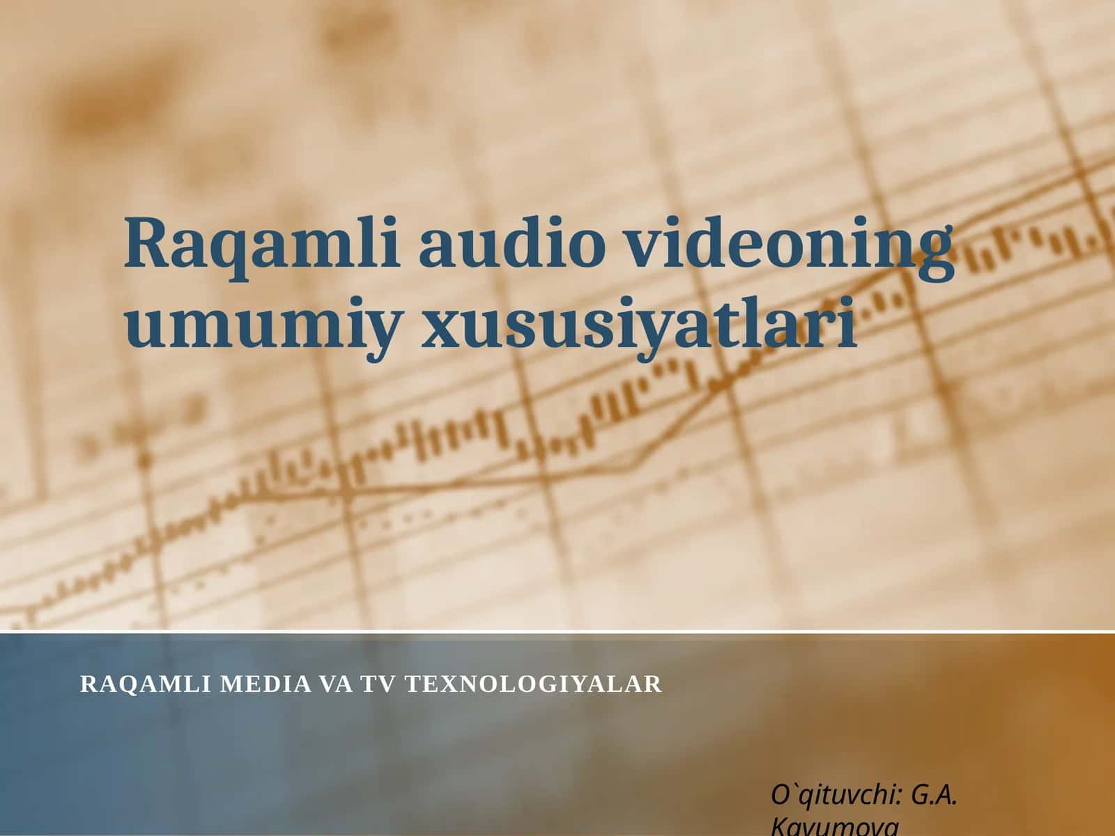 Raqamli audio formatlar 1