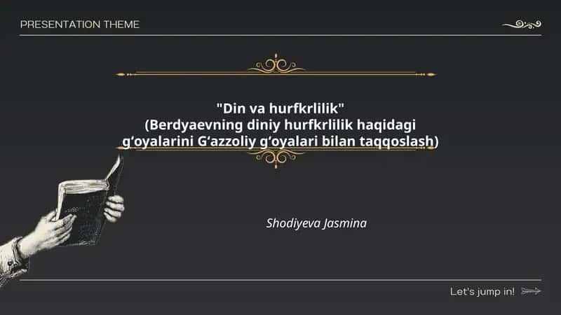 Din va hurfkrlilik 1