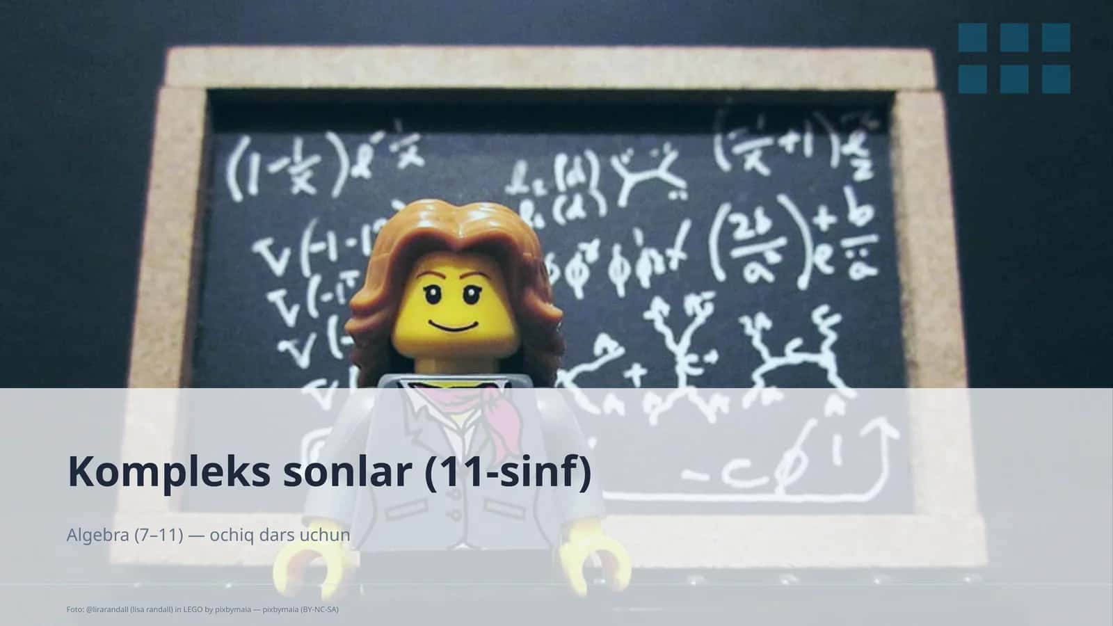 Kompleks sonlar (11-sinf) 1