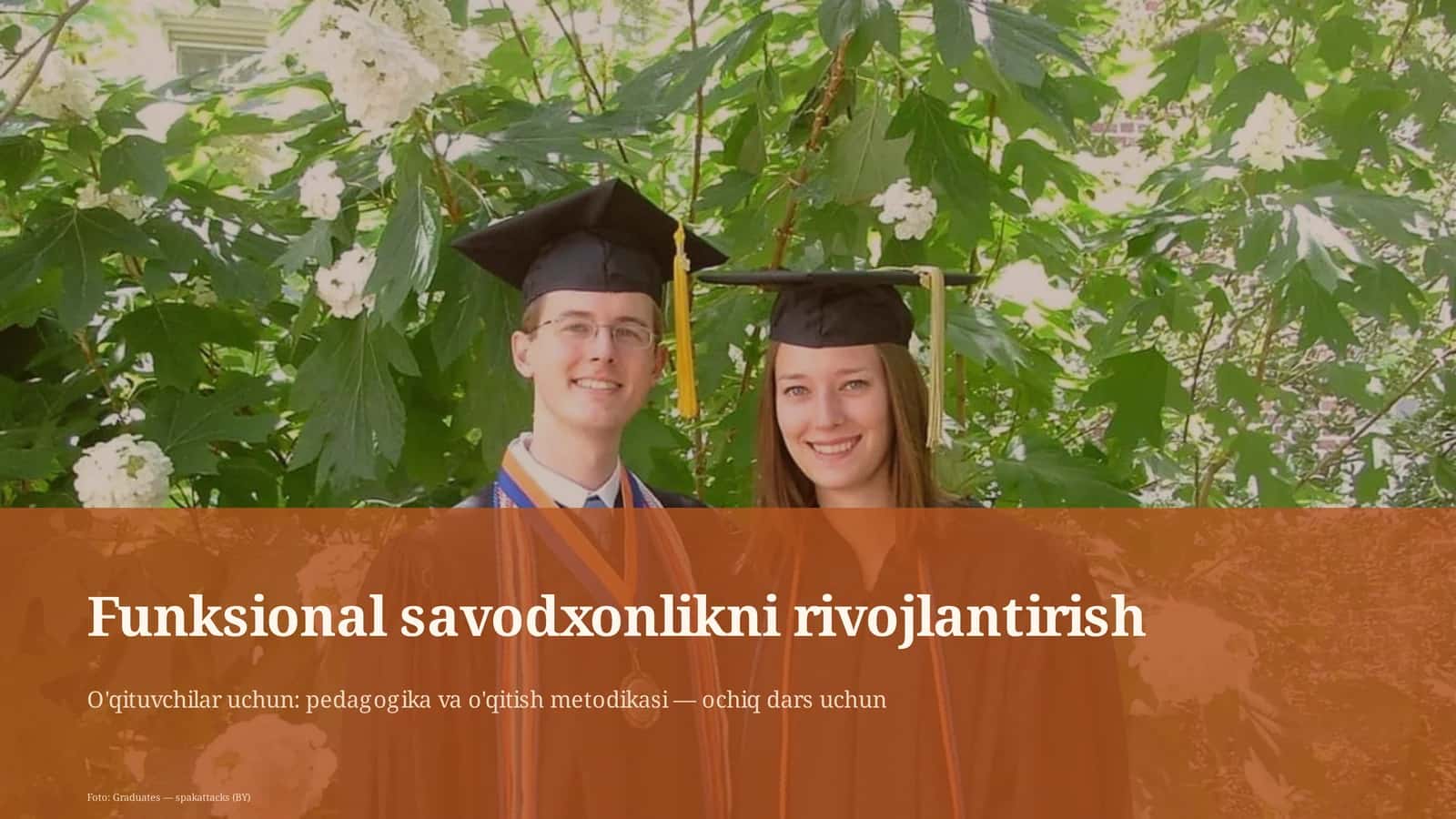 Funksional savodxonlikni rivojlantirish 1