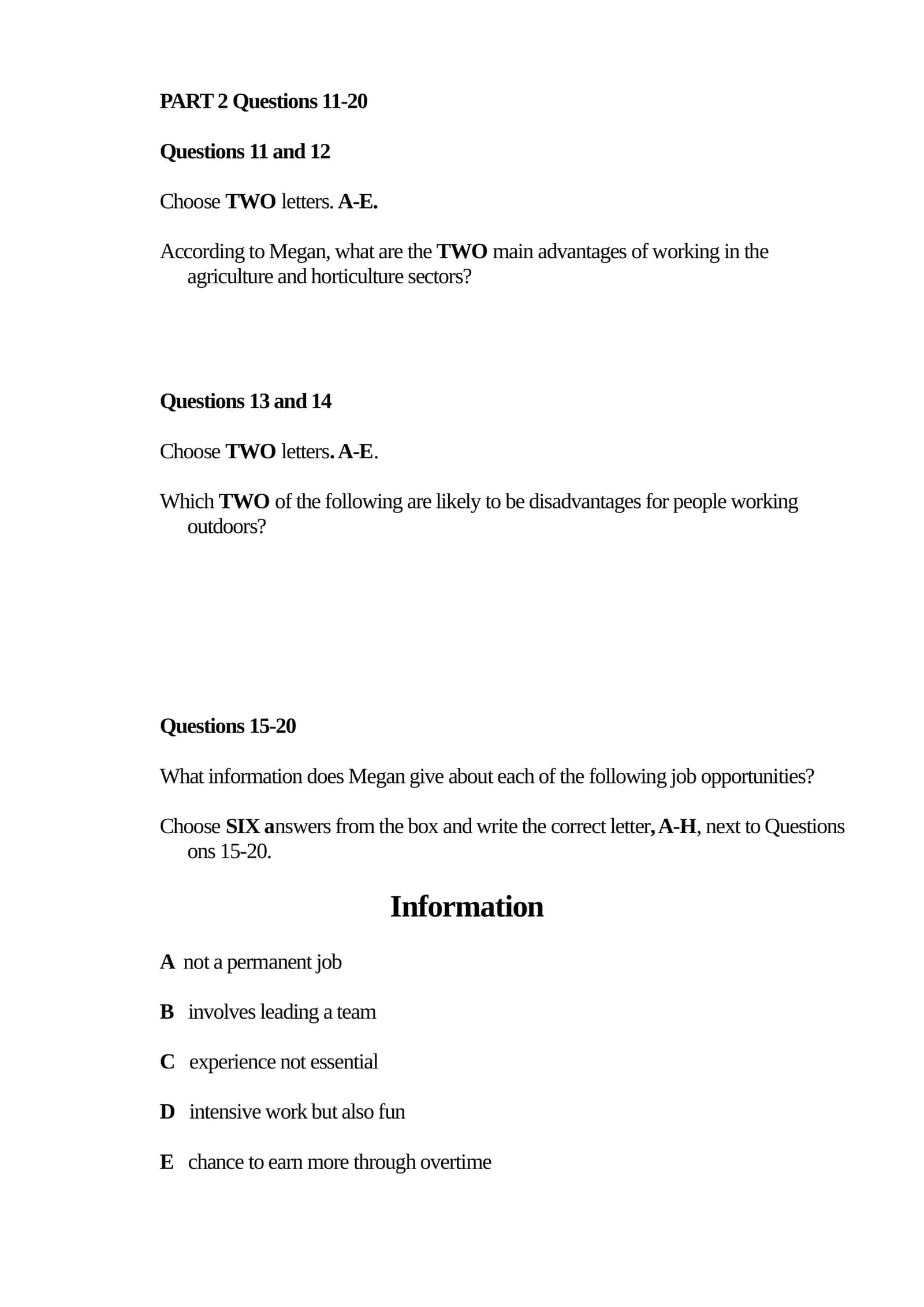 Job opportunities 1