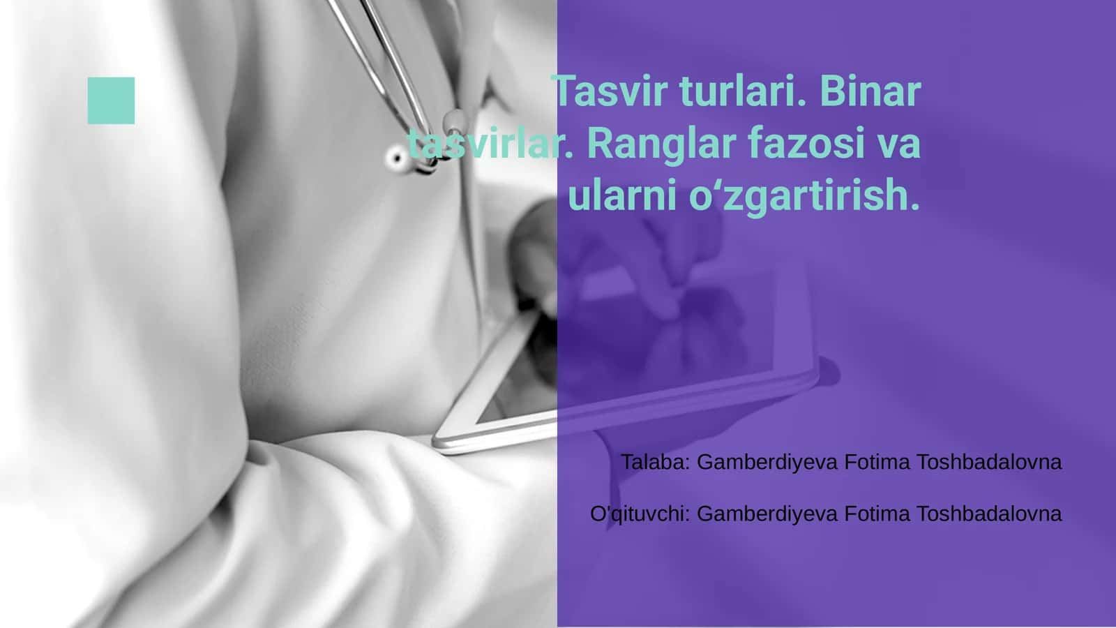 Tasvir turlari 1