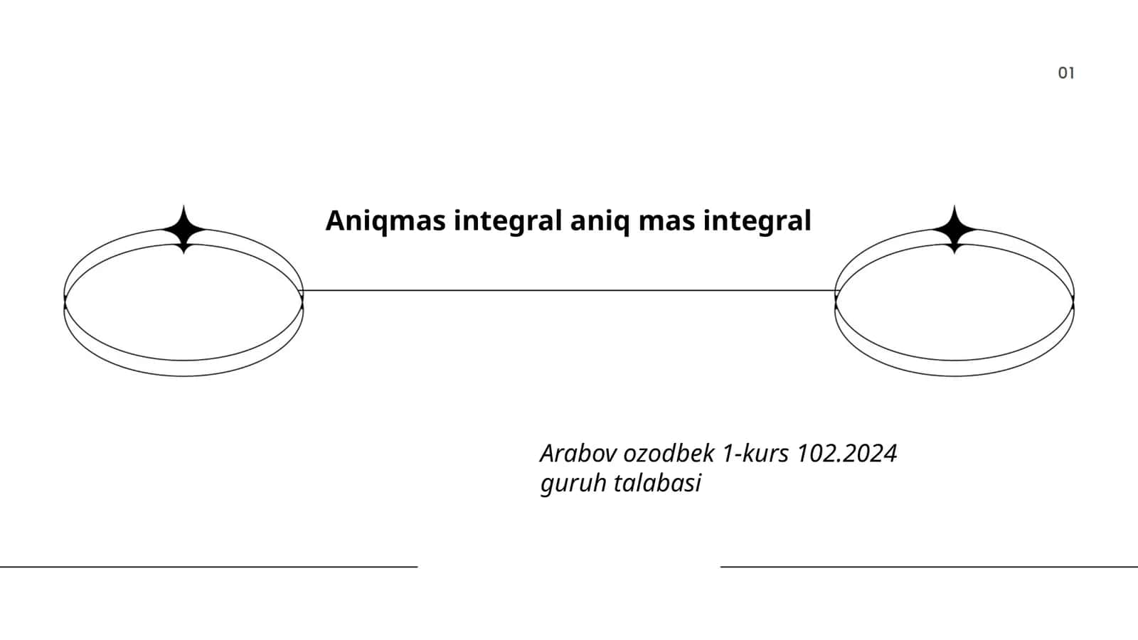 Aniqmas integralning asosiy turlari 1