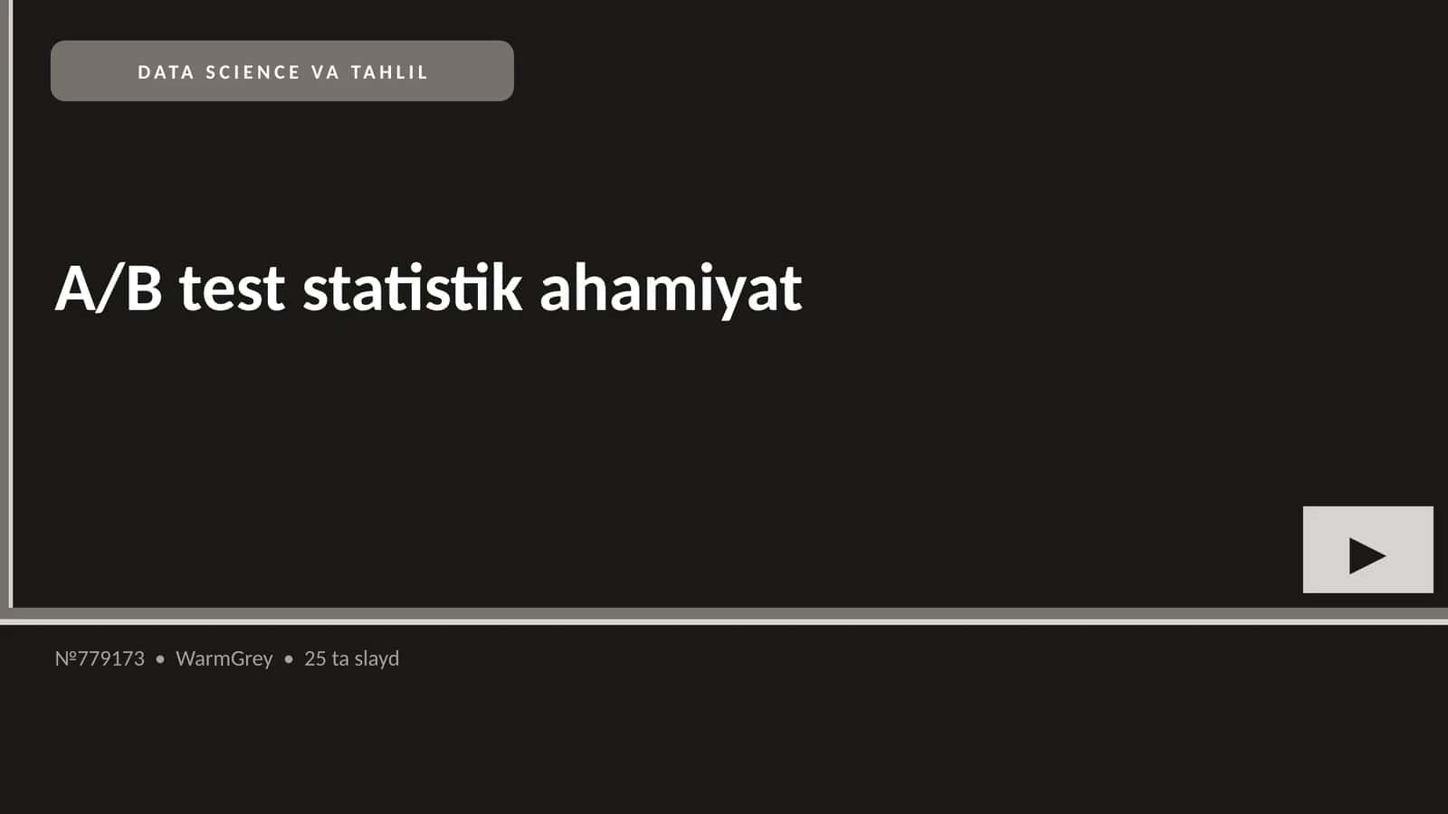 DATA SCIENCE VA TAHLIL 1