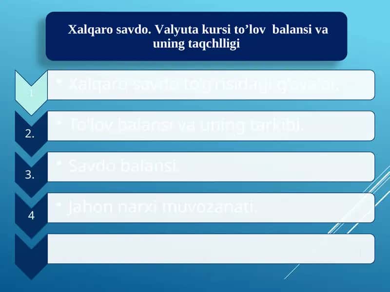 Xalqarosavdo 1