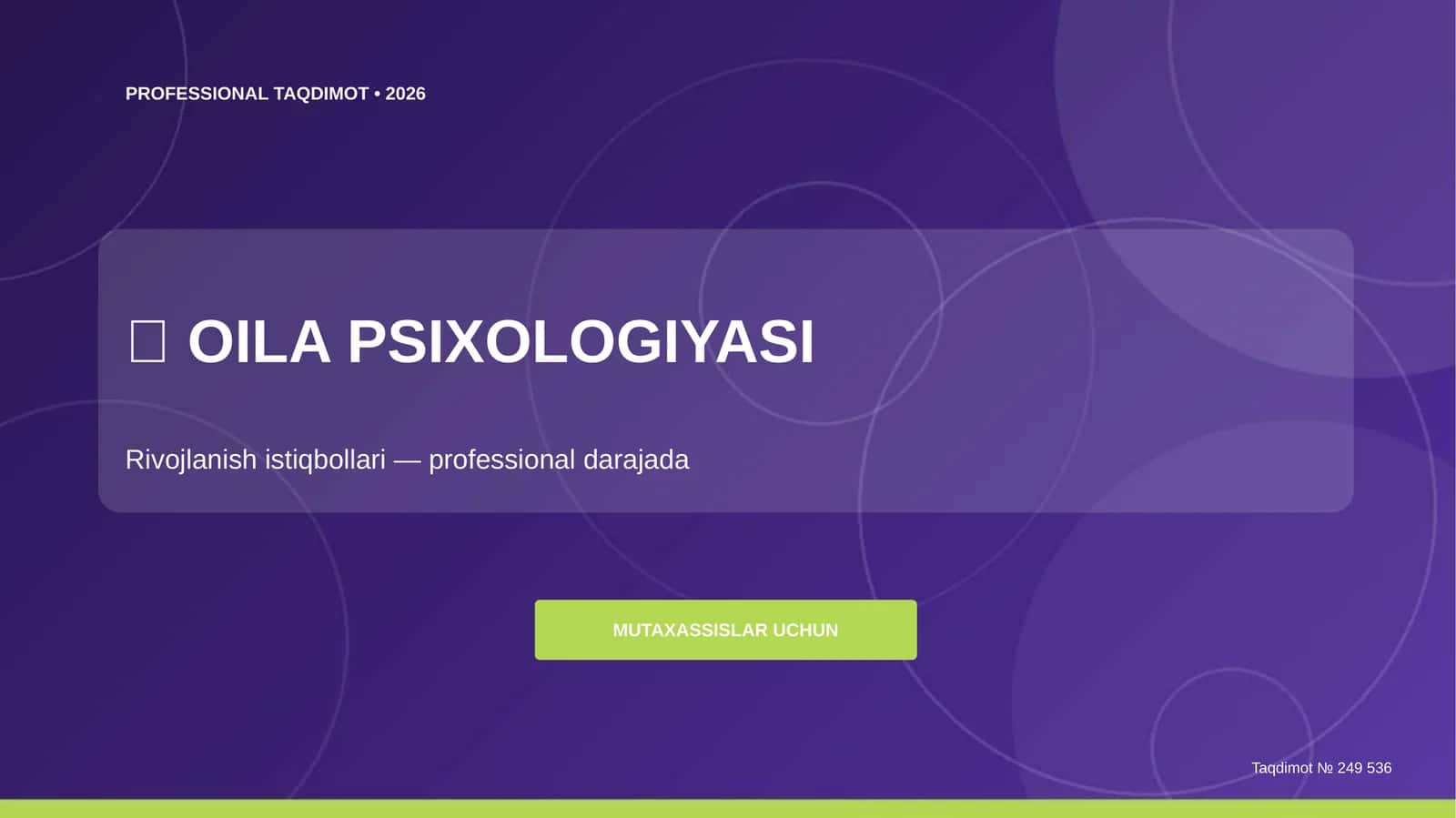 OILA PSIXOLOGIYASI 1