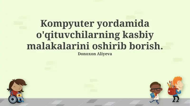Ta'lim resurslariga kirish 1
