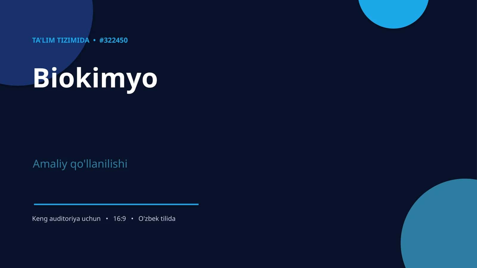 Biokimyo 1