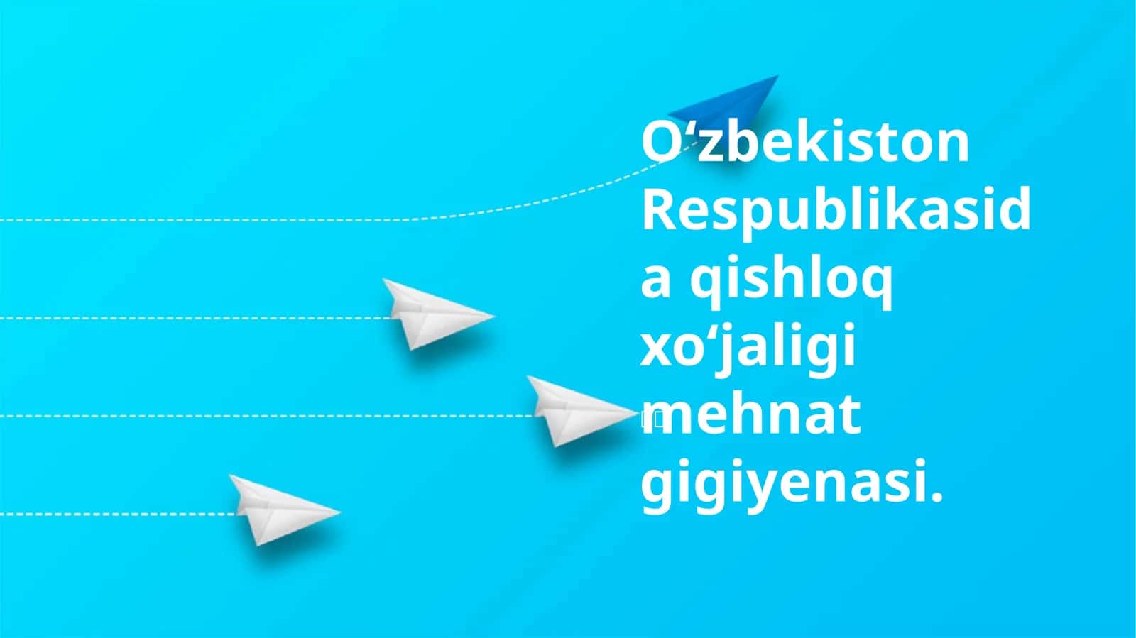 Xavfsizlik va Sogʻliqni Saqlash Qoidalari 1