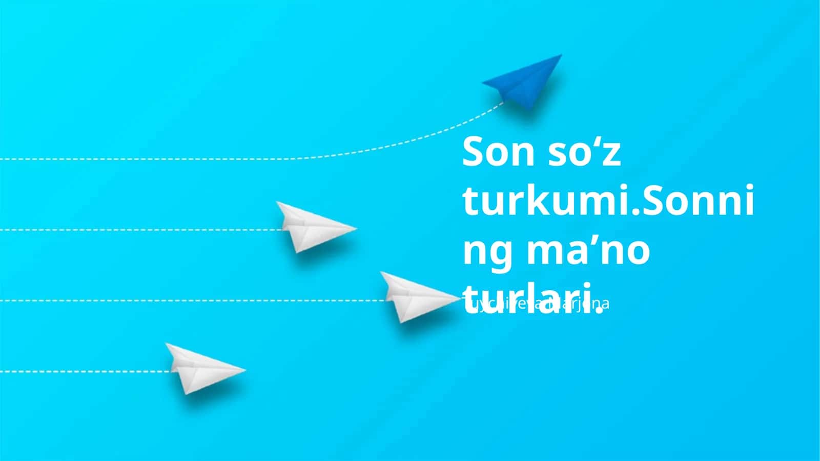 Ot kesimining asosiy turlari 1