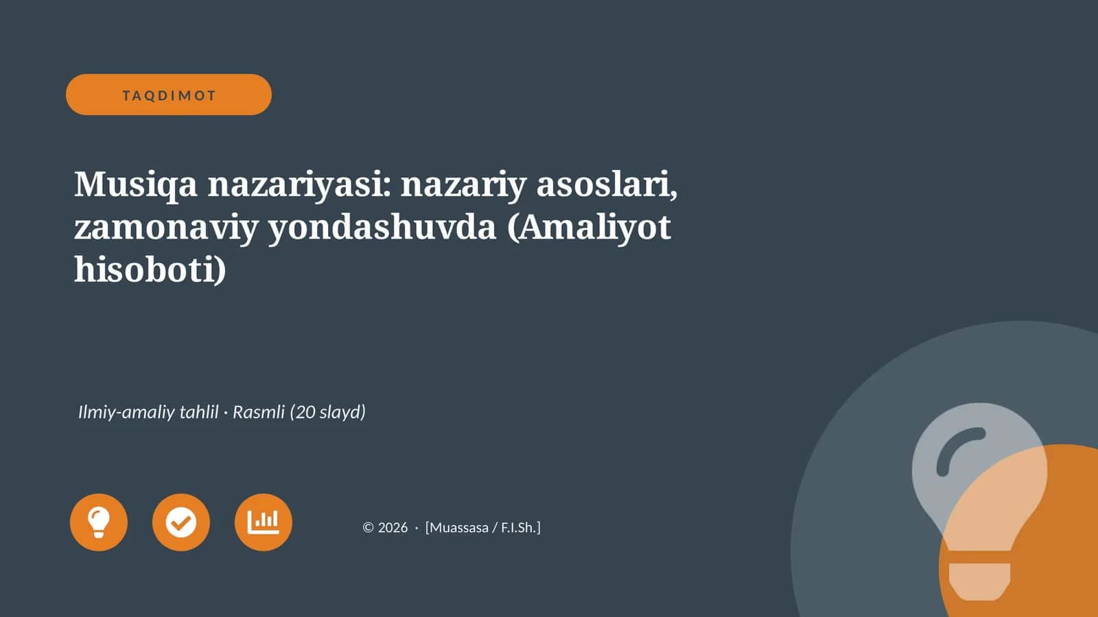 Musiqa nazariyasi 1
