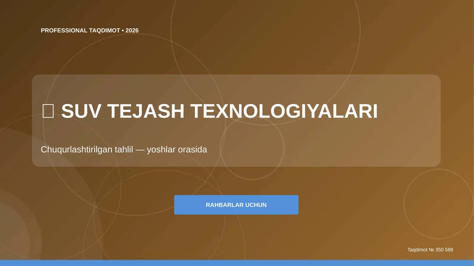 PROFESSIONAL TAQDIMOT • 2026 1