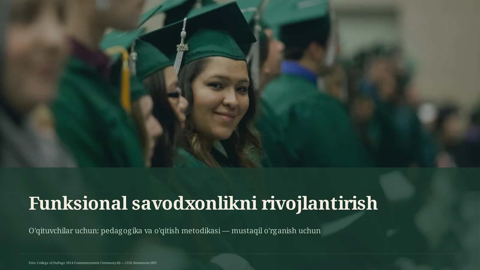 Funksional savodxonlikni rivojlantirish 1