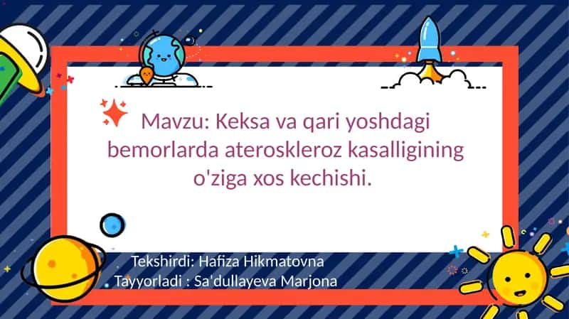 Ateroskleroz kasalligi 1