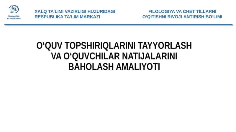 O‘QITISH METODLARI 1