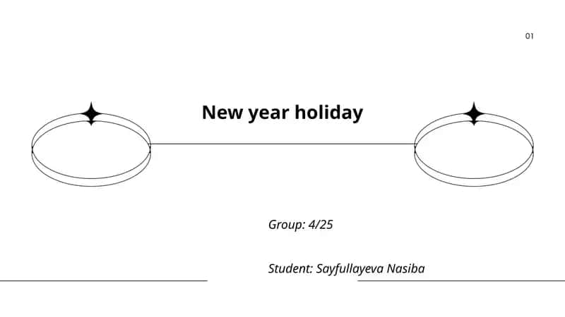 New year holiday 1