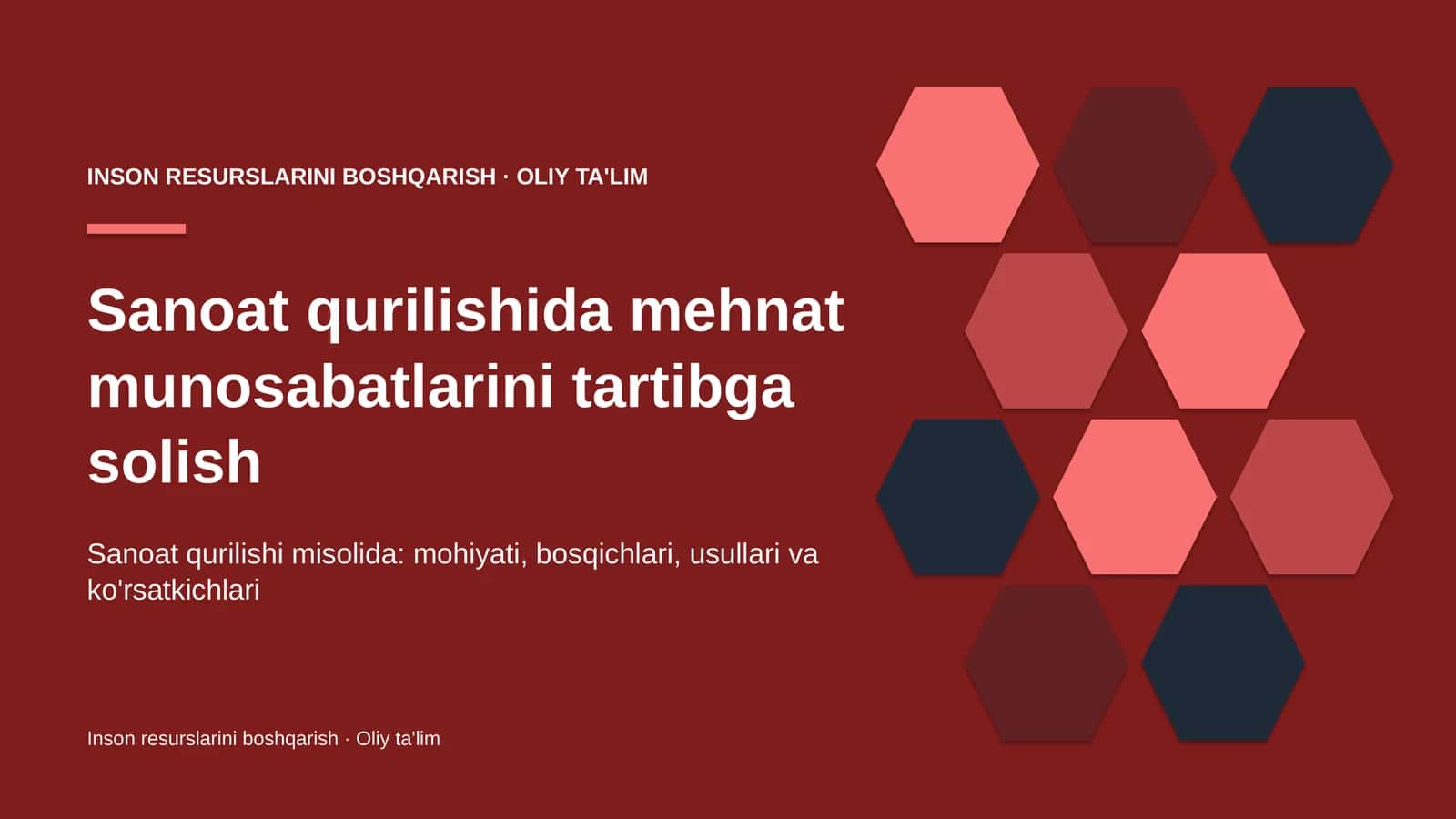 sanoat qurilishida mehnat munosabatlarini tartibga solish 4178 1