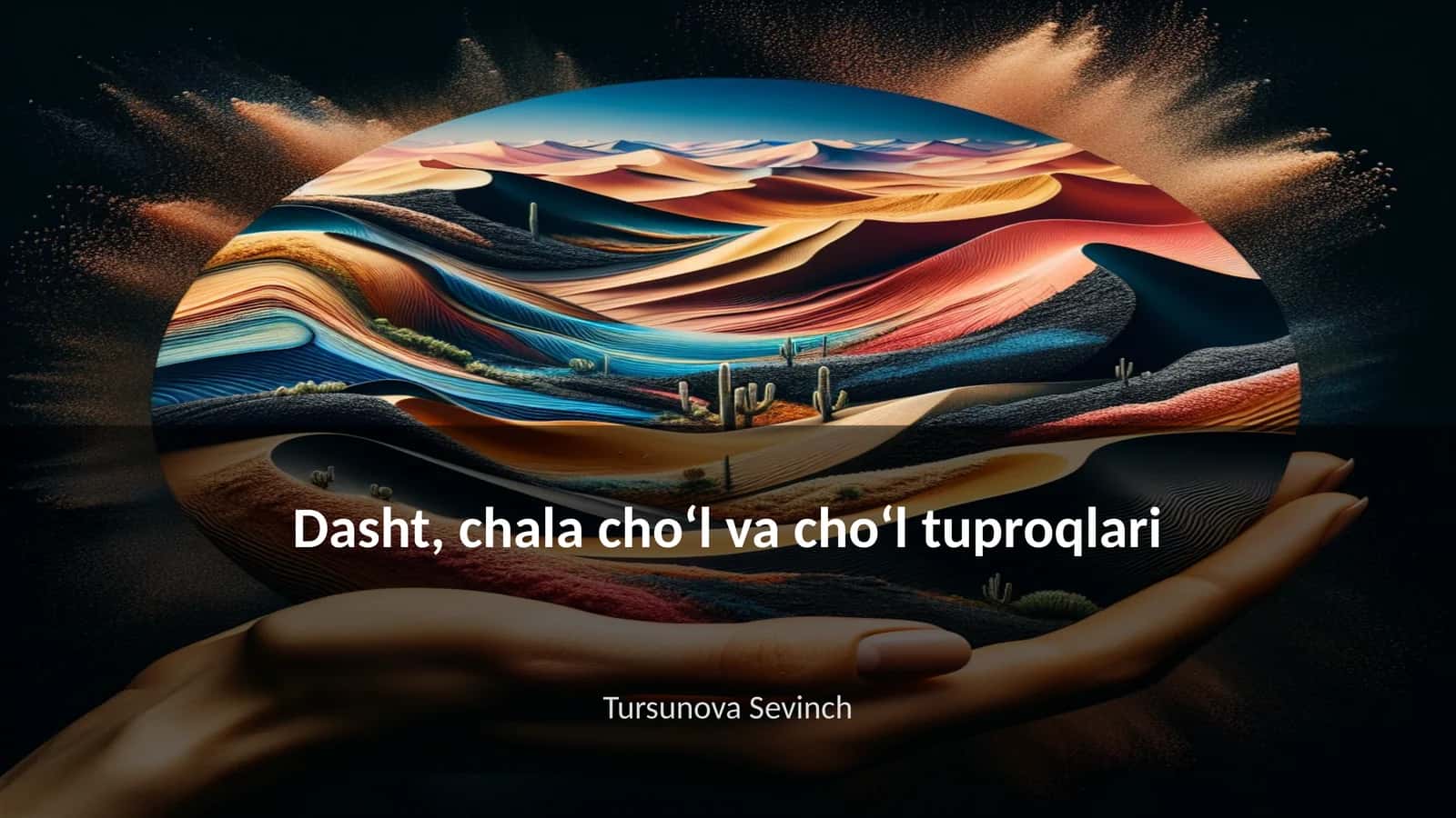 Dasht, chala choʻl va choʻl tuproqlari 1