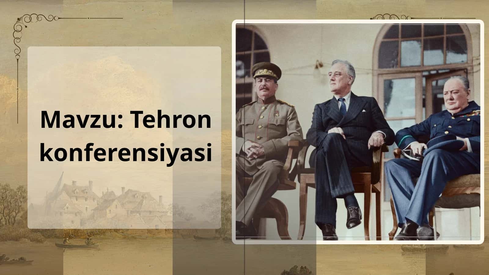 Tehron konferensiyasi 1