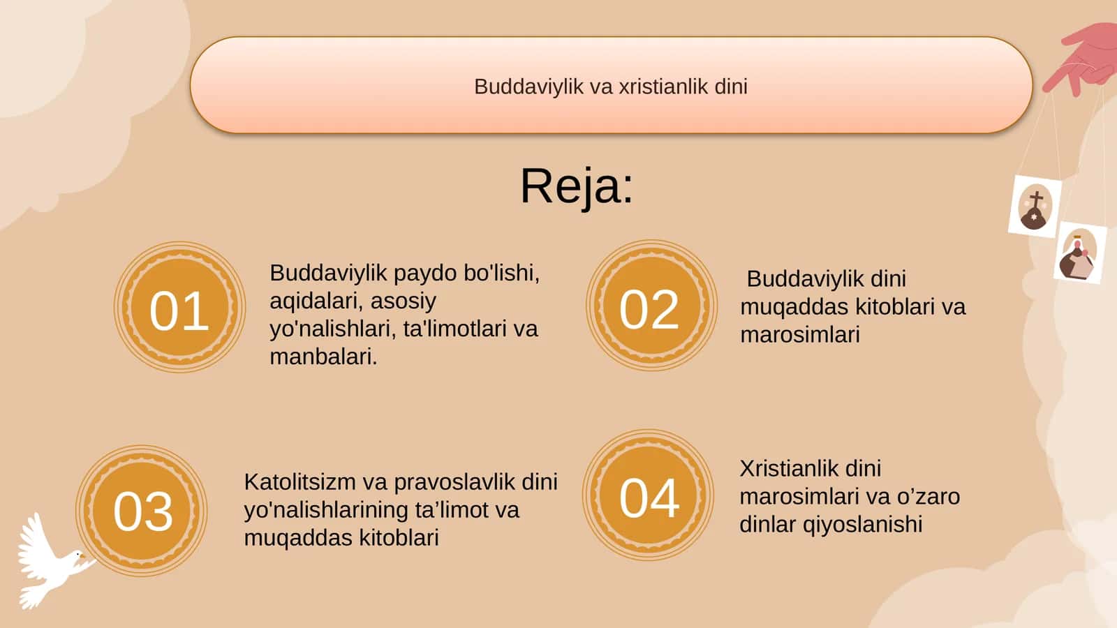 Buddaviylik va xristianlik dini 1