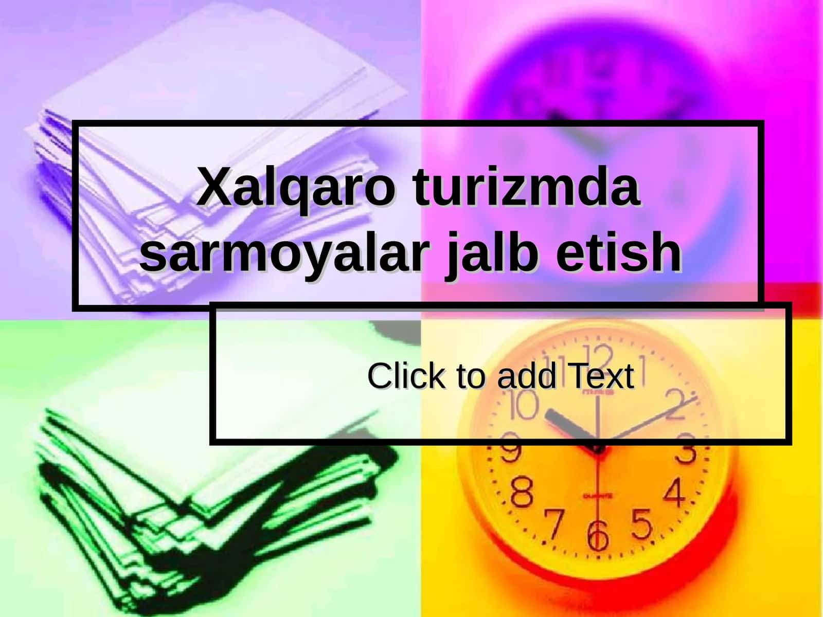 Xalqaro turizmda sarmoyalar jalb etish 1