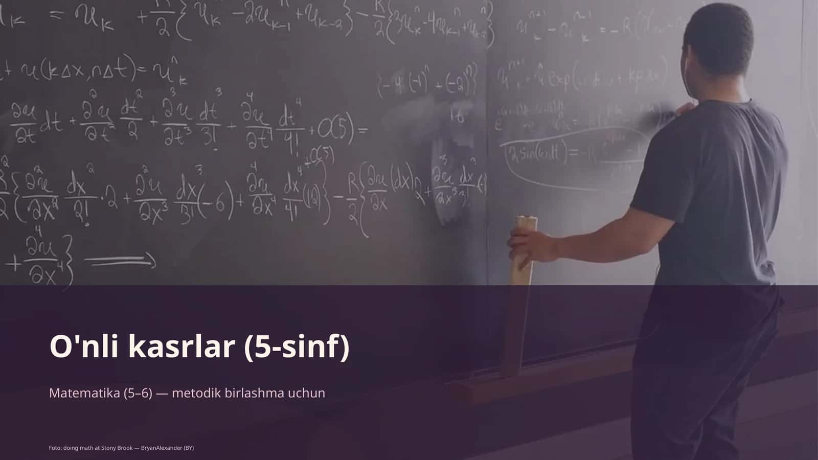 O'nli kasrlar (5-sinf) Matematika (5–6) 1