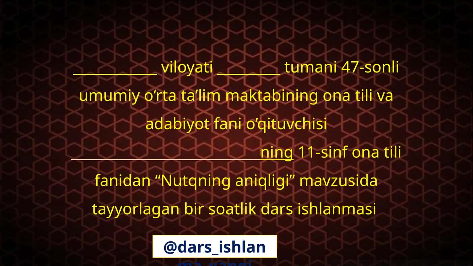 Nutqning aniqligi 1