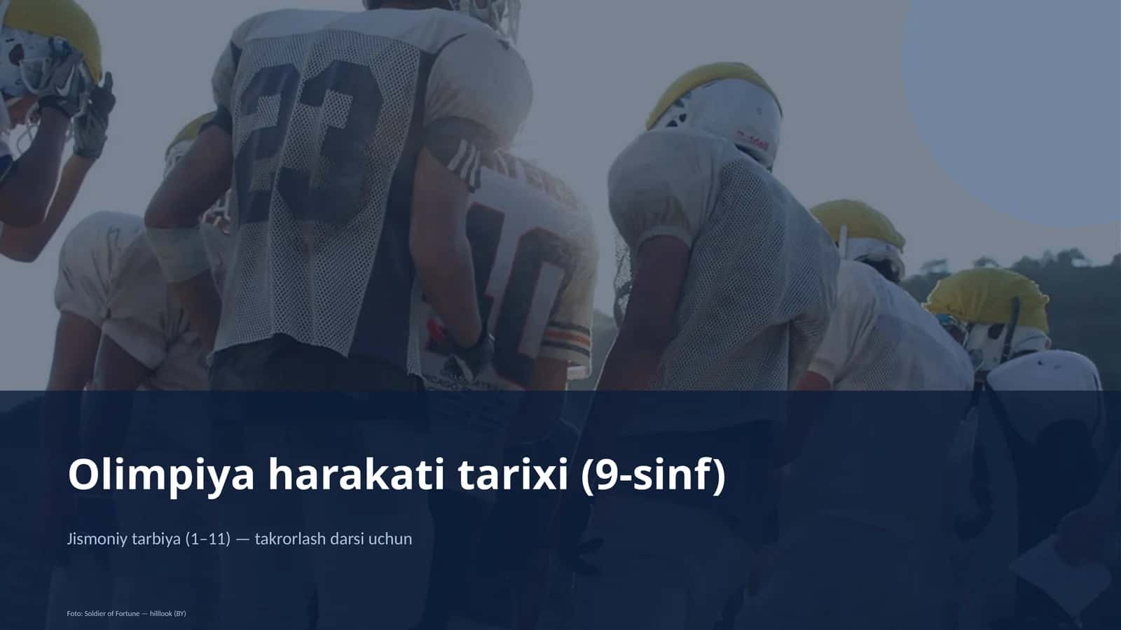 Olimpiya harakati tarixi (9-sinf) 1