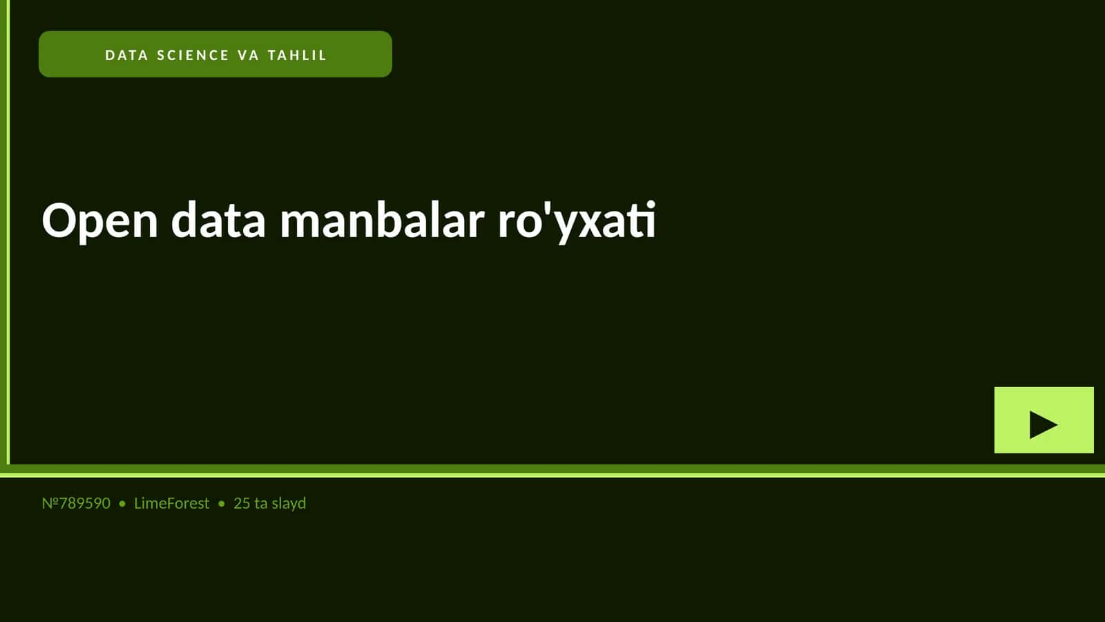 DATA SCIENCE VA TAHLIL 1