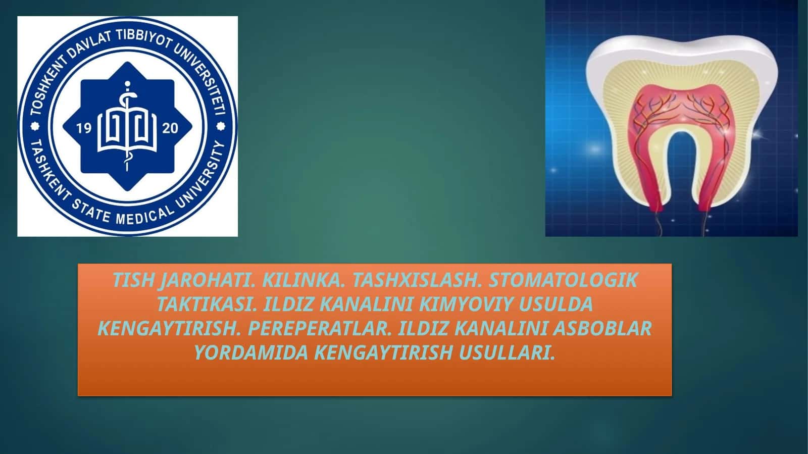 tish jarohati kilinkasi tashxislash davolash 1
