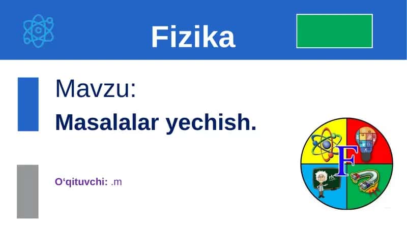 Fizik diktant 1