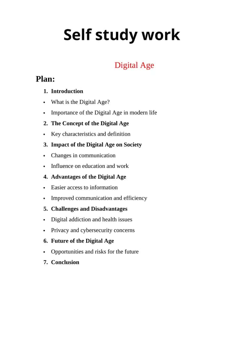 The Digital Age 1