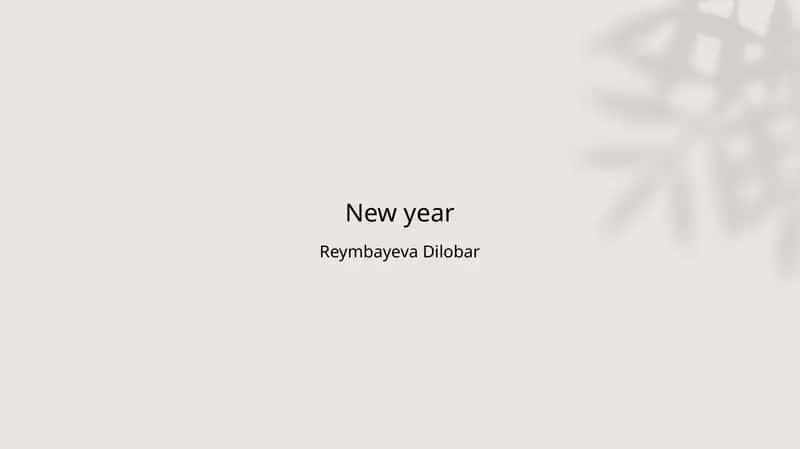 New year 1