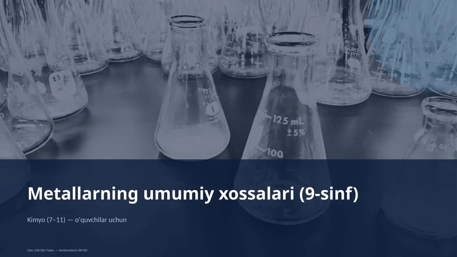 Metallarning umumiy xossalari (9-sinf) 1