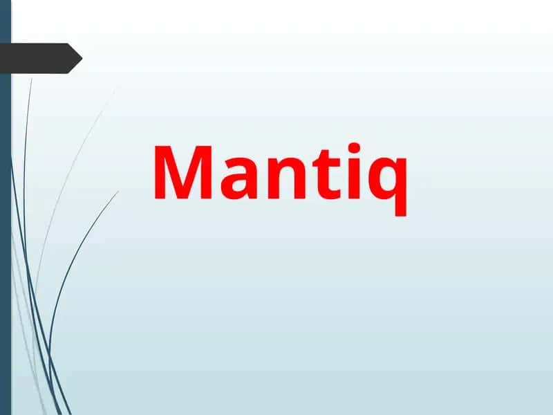 Mantiq 1
