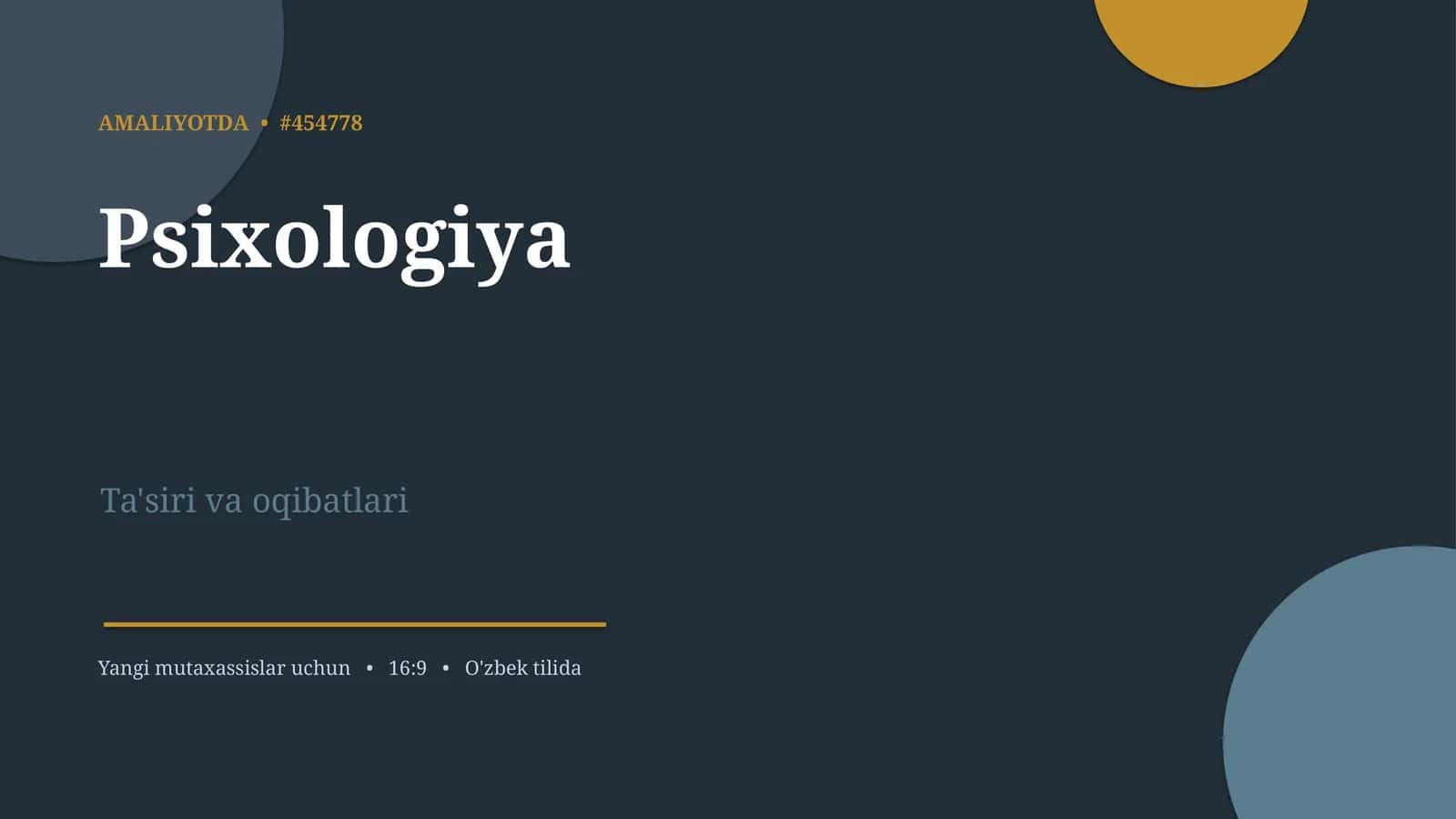 Ta'siri va oqibatlari 1