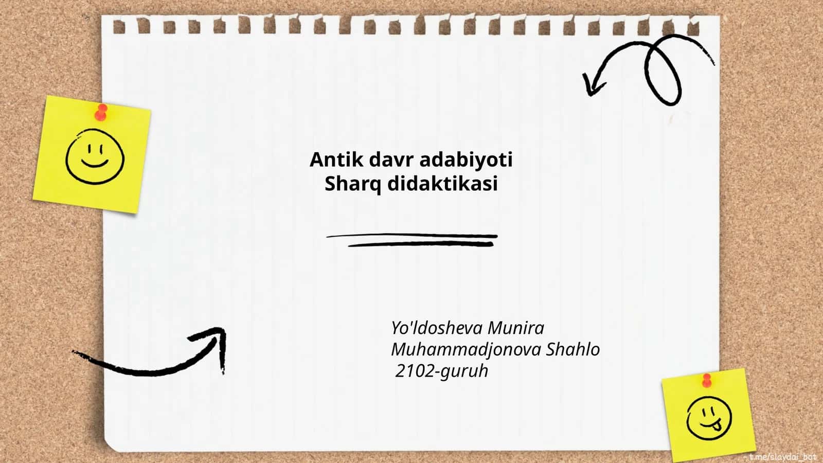 Antik davr adabiyoti 1