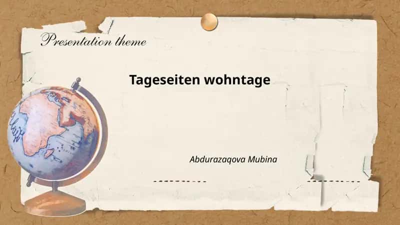 Tageseiten wohntage 1