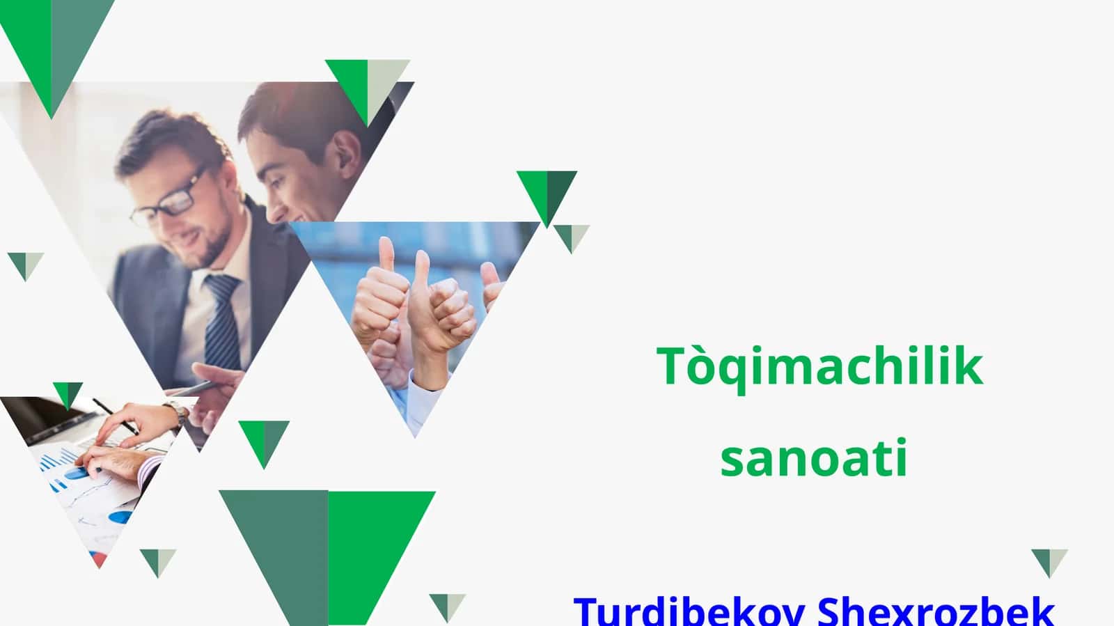 Tòqimachiliksanoati 1